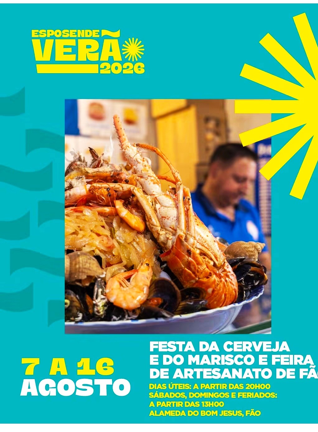 Fao fête de la bière de et des fruits de mer